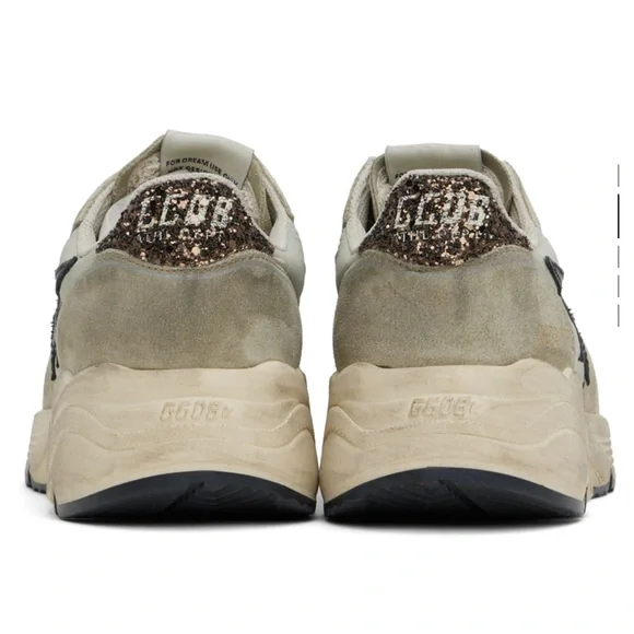 Golden Goose Women Running Sole Sneaker Taupe Black NIB Auth women - Picture 5 of 5
